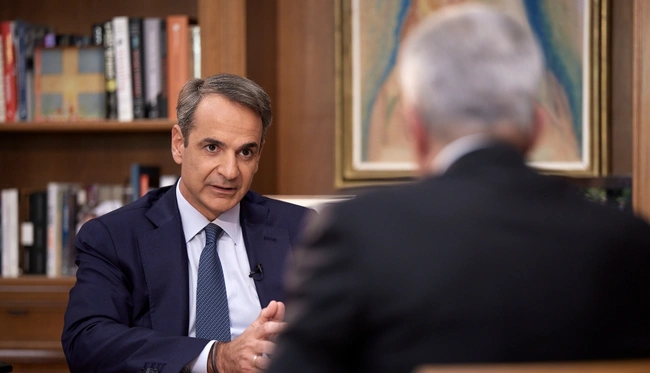 Ο Κυριάκος Μητσοτάκης στον ΑΝΤ1