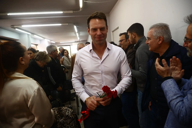 Ο Στέφανος Κασσελάκης στη Θεσσαλονίκη