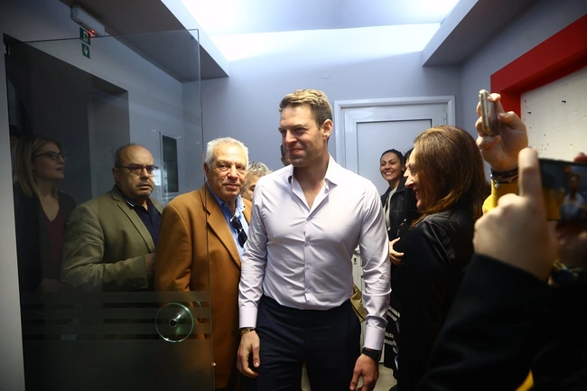 Ο Στέφανος Κασσελάκης στη Θεσσαλονίκη