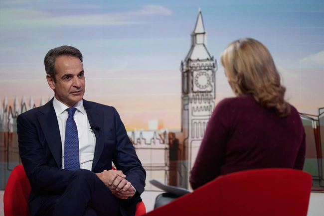 Συνέντευξη Κυριάκου Μητσοτάκη στο BBC