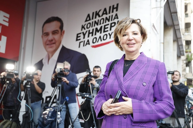 Η Όλγα Γεροβασίλη στην Πολιτική Γραμματεία