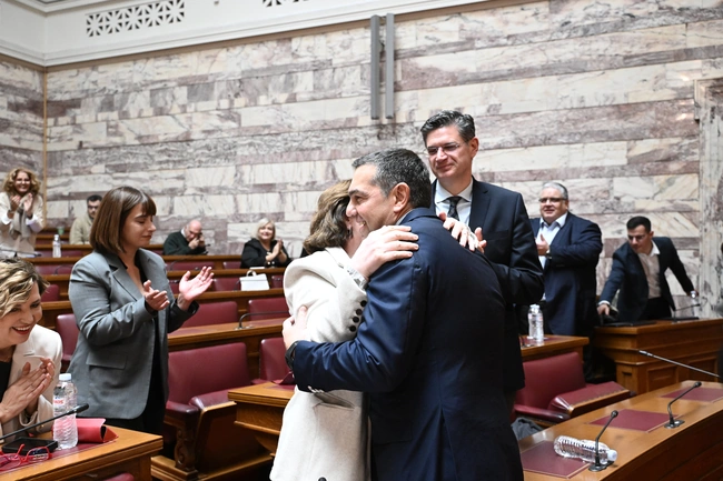 O Αλέξης Τσίπρας στη συνεδρίαση της Κοινοβουλευτικής Ομάδας του ΣΥΡΙΖΑ