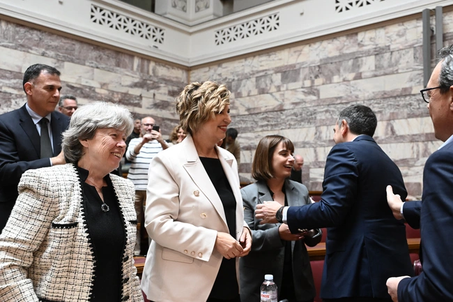 O Αλέξης Τσίπρας στη συνεδρίαση της Κοινοβουλευτικής Ομάδας του ΣΥΡΙΖΑ