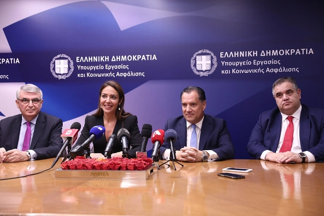 Η Δόμνα Μιχαηλίδου και ο Άδωνις Γεωργιάδης