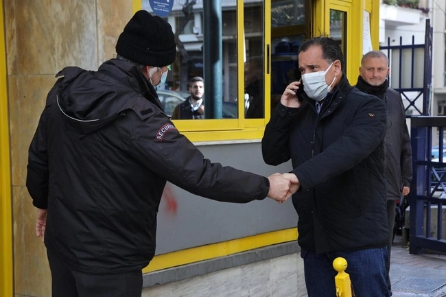 Επίσκεψη Γεωργιάδη στον Ευαγγελισμό