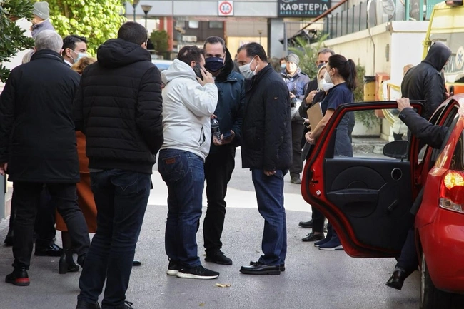 Επίσκεψη Γεωργιάδη στον Ευαγγελισμό