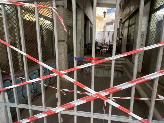 Καθίζηση οδοστρώματος στη Θεσσαλονίκη