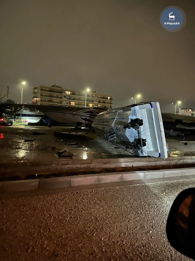 Ανεμοστρόβιλος στη Ρόδο