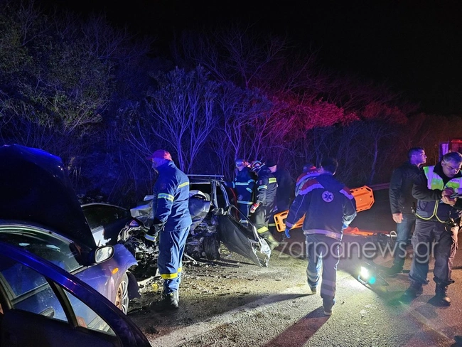 Τροχαίο με δύο νεκρούς στην Κρήτη