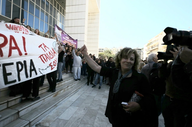 Η Μάγδα Φύσσα στο δικαστήριο για τα Σεπόλια