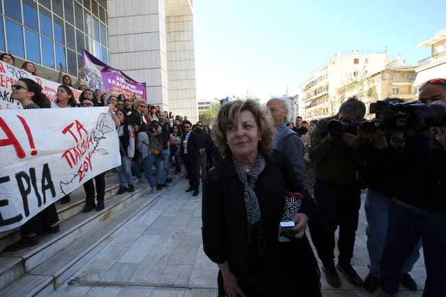 Η Μάγδα Φύσσα στο δικαστήριο για τα Σεπόλια