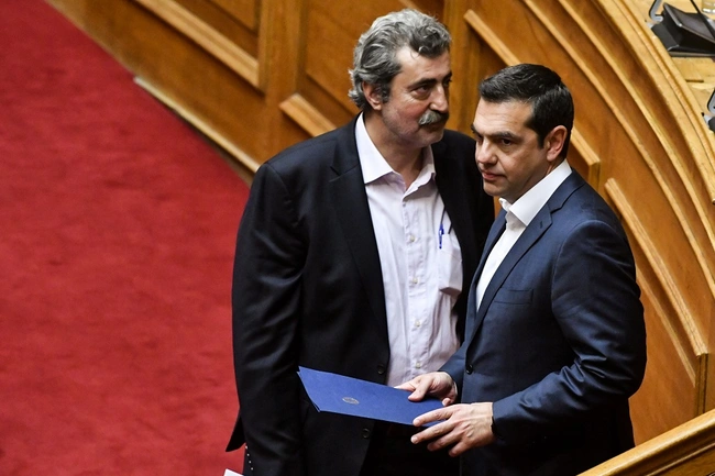 Οι Παύλος Πολάκης και ο Αλέξης Τσίπρας