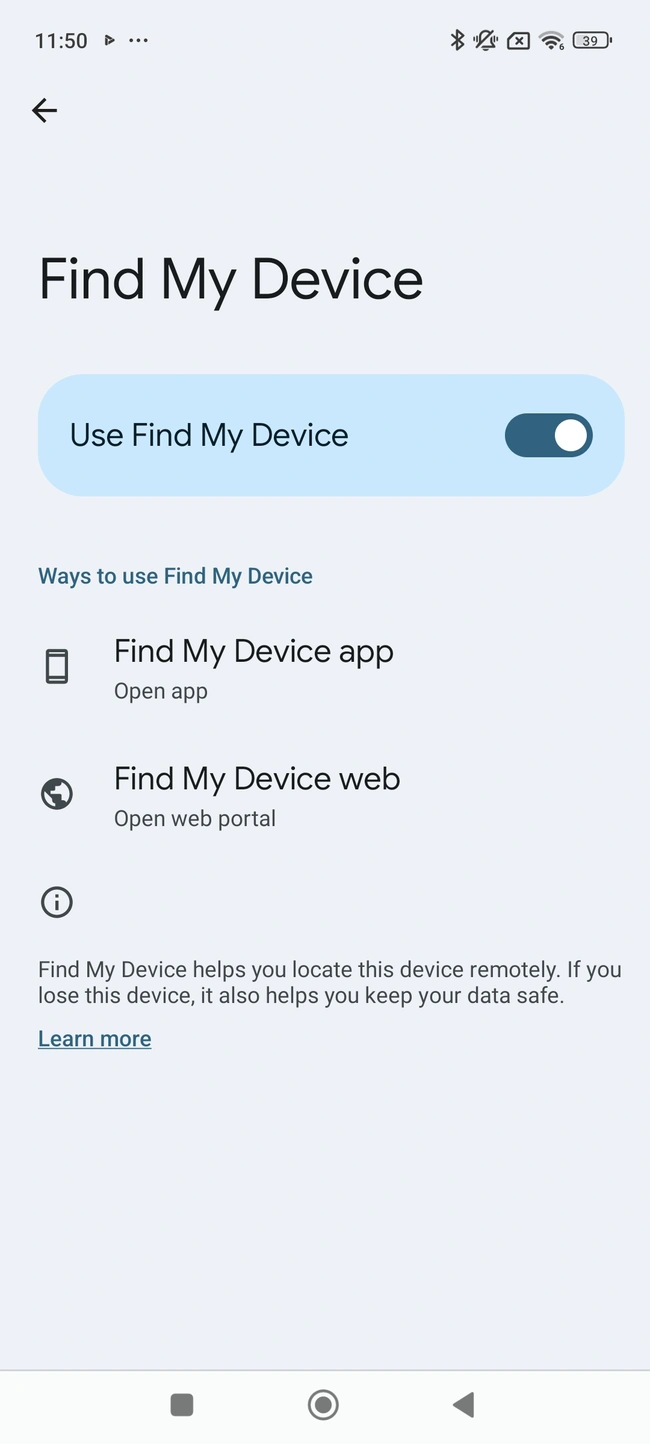 Find My Android Device