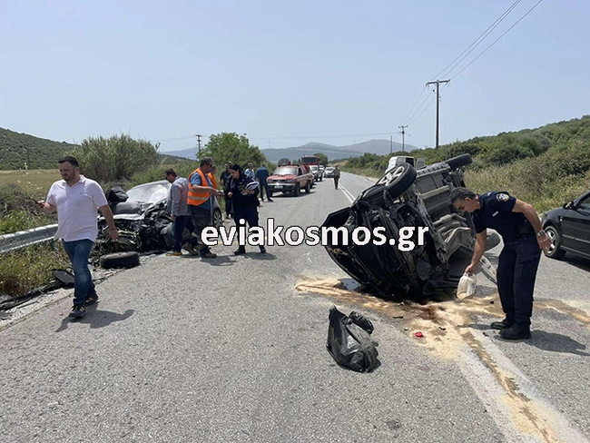 Τροχαίο στην Εύβοια