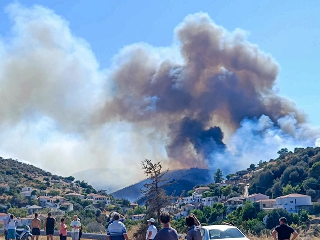 Φωτιά στην Εύβοια