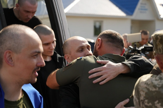 Ουκρανία Ρωσία αιχμάλωτοι