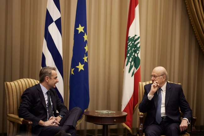 Επίσκεψη Μητσοτάκη στο Λίβανο