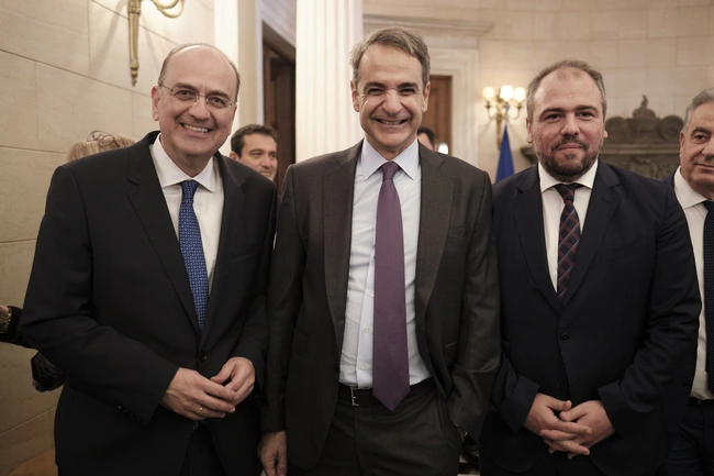 Ο πρωθυπουργός στο Μέγαρο Μαξίμου