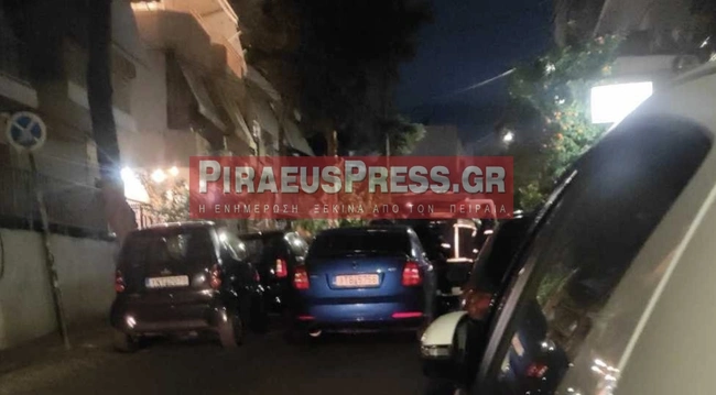 Αστυνομία στο σημείο στο Κερατσίνι