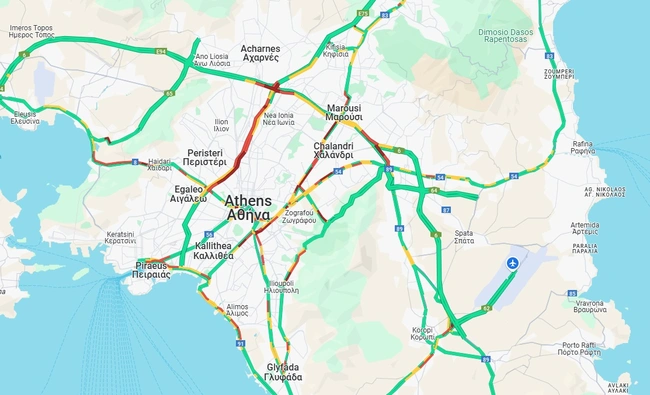 Κίνηση στους δρόμους