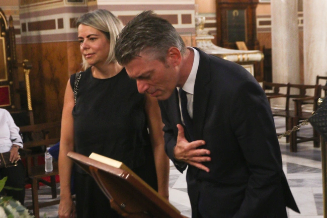 Η κηδεία του Κώστα Πυλαρινού
