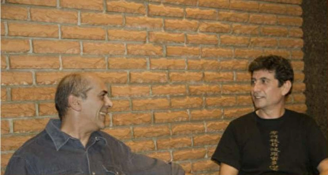 Ο Ορφέας Περίδης μαζί με τον Σωκράτη Μάλαμα
