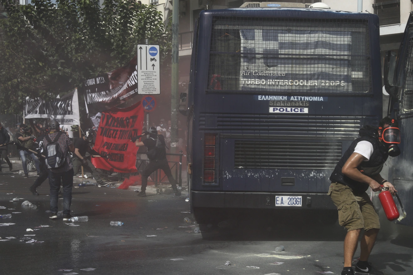 Επεισόδια αμέσως μετά την καταδικαστική απόφαση.