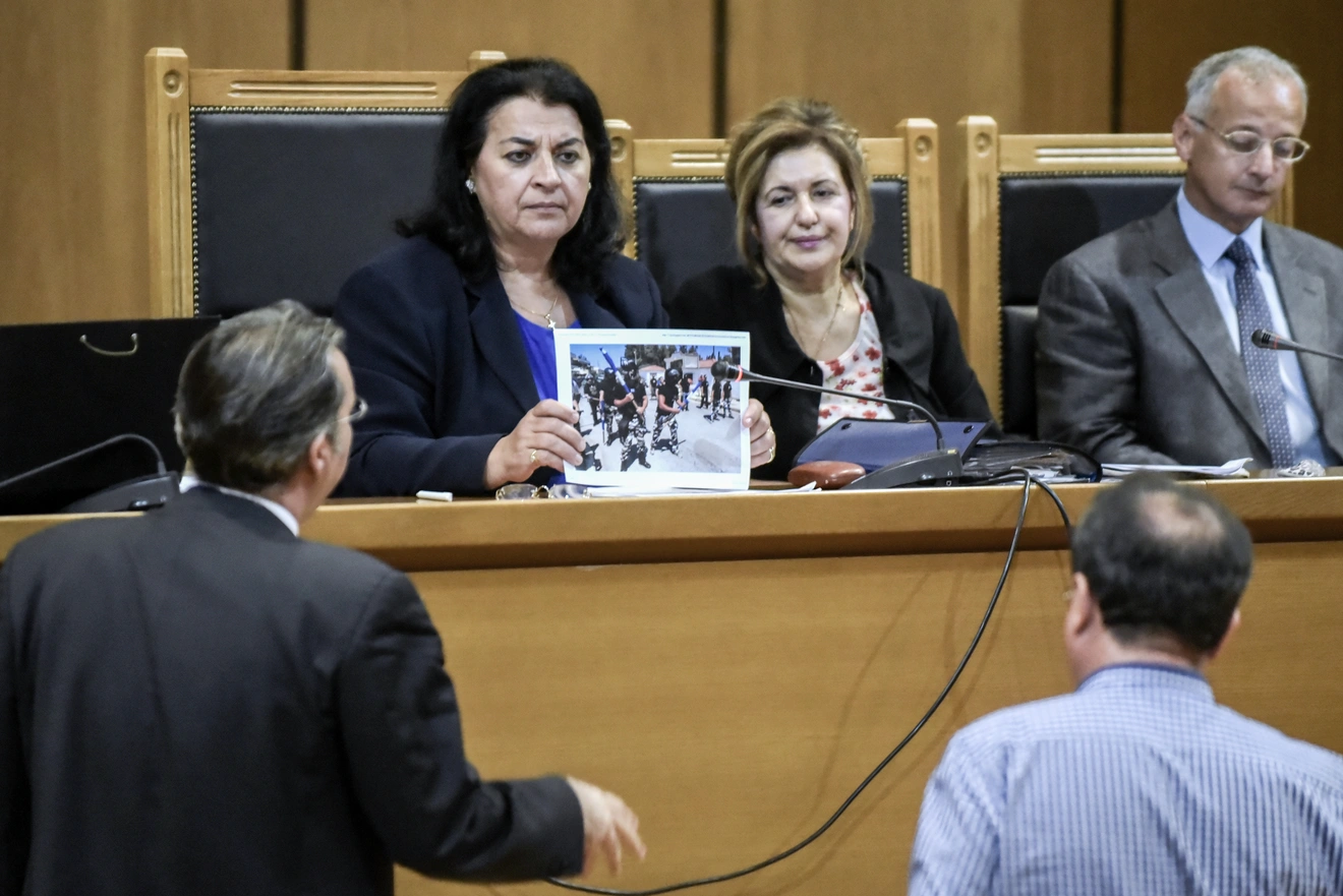 Δίκη ΧΑ σε πρώτο βαθμό (EUROKINISSI/ΤΑΤΙΑΝΑ ΜΠΟΛΑΡΗ)