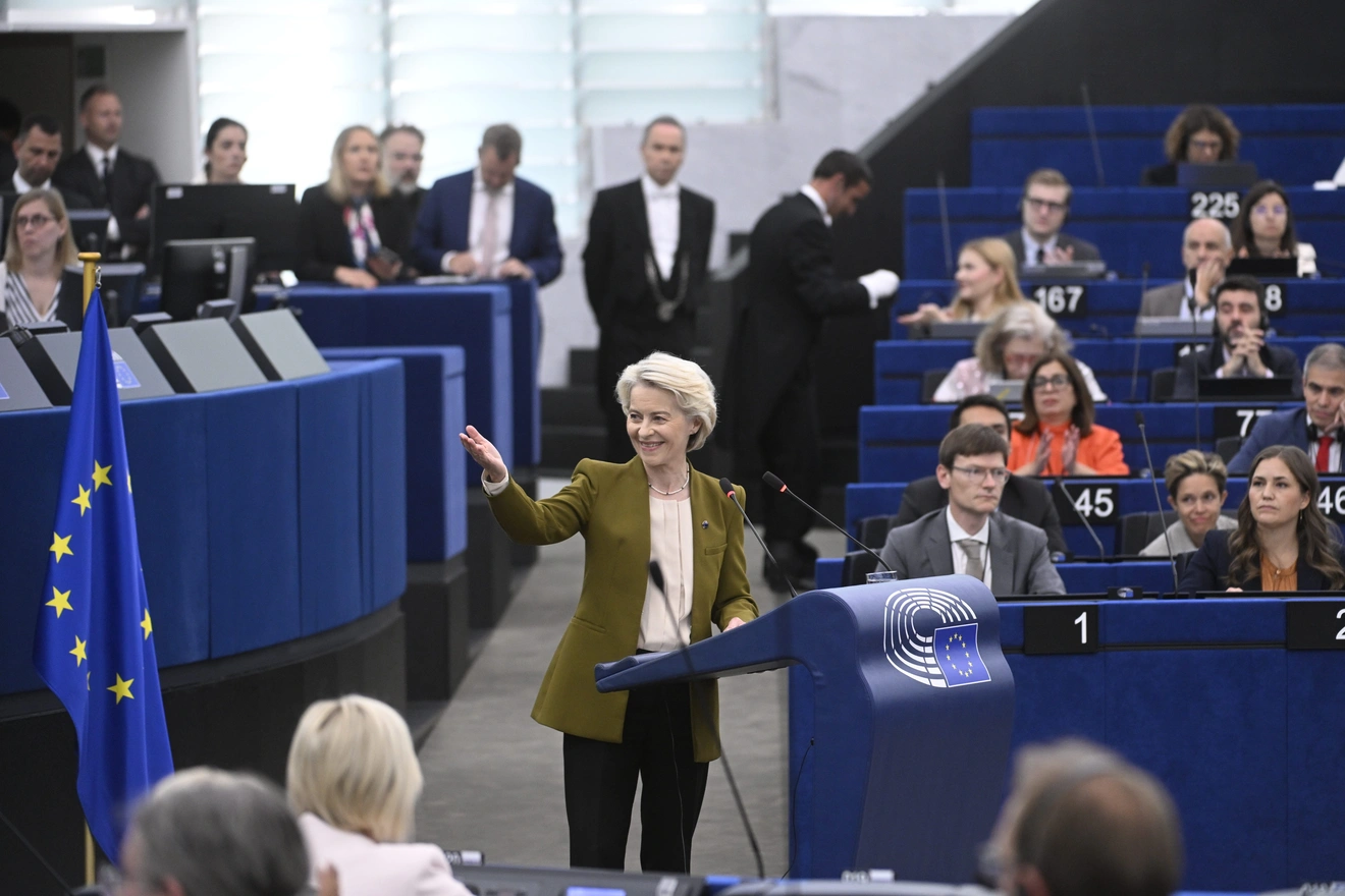 Η Ούρσουλα φον ντερ Λάιεν στο Ευρωκοινοβούλιο, 10/09/2025 | AP