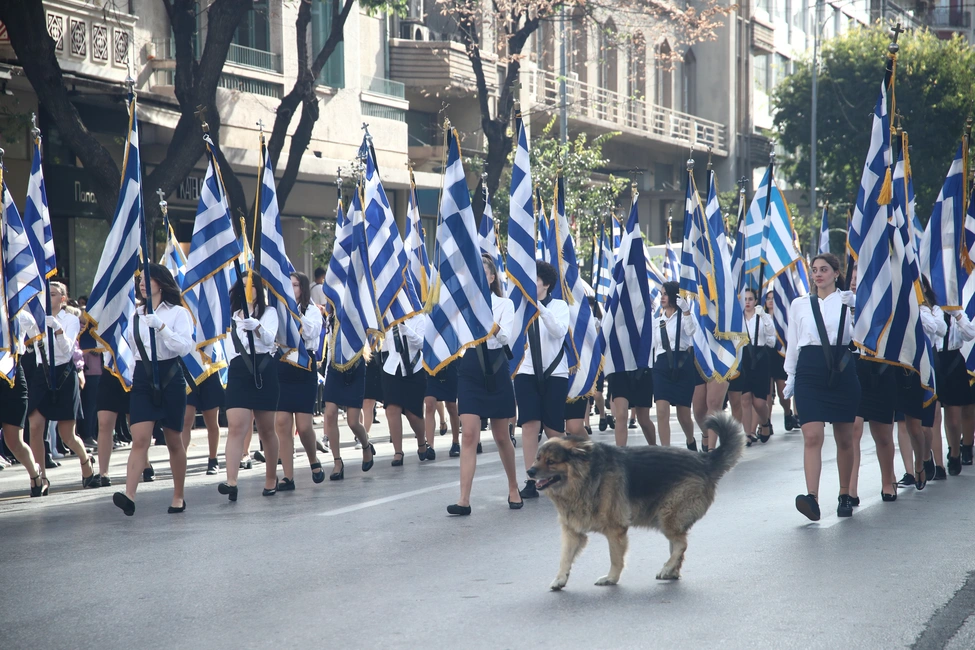 Μαθητική παρέλαση στη Θεσσαλονίκη