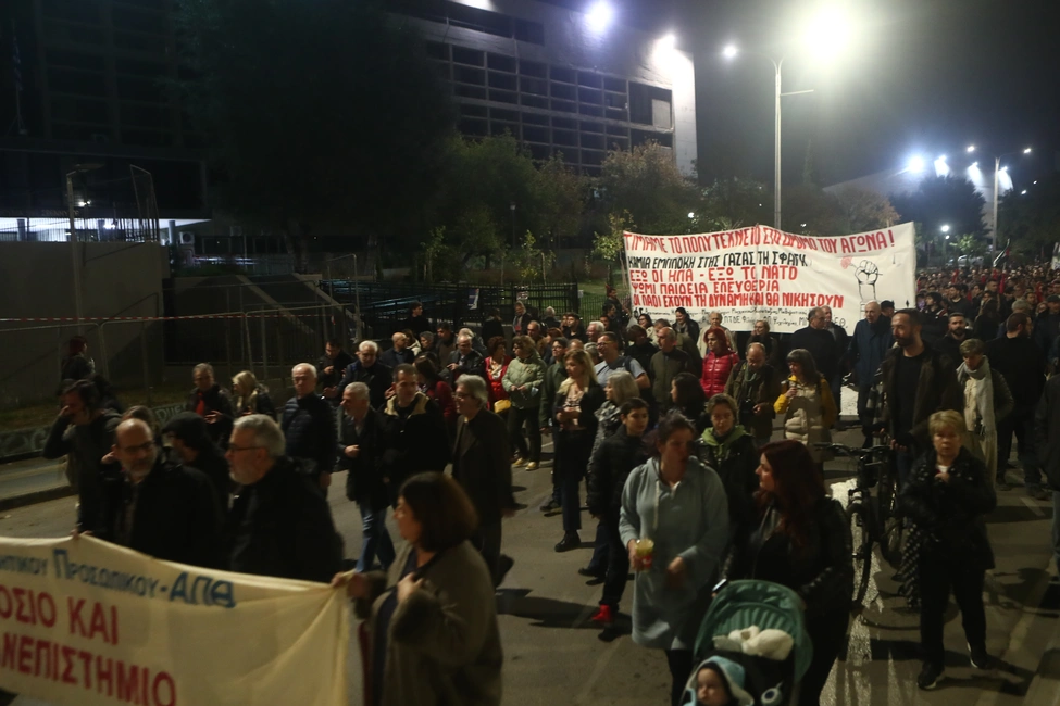Η πορεία για το Πολυτεχνείο στη Θεσσαλονίκη