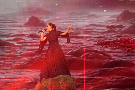 Η Κλαυδία στον τελικό της Eurovision 2025
