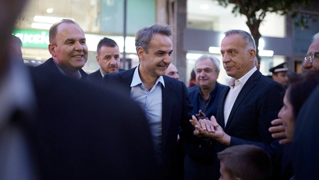 Κυριάκος Μητσοτάκης στην Τρίπολη