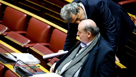 Ο Παύλος Πολάκης και ο Νίκος Φίλης