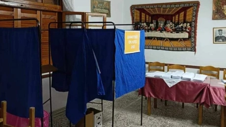 Εκλογικό κέντρο στις Σέρρες