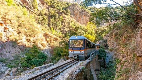 Ο οδοντωτός στο φαράγγι