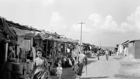 O προσφυγικός καταυλισμός Σάτι στη Γάζα, το 1975
