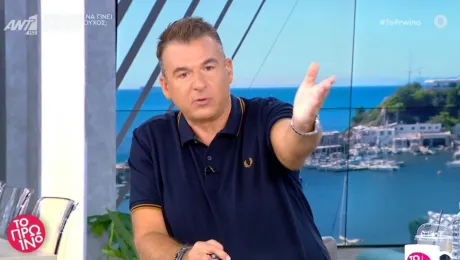 Ο Γιώργος Λιάγκας στην εκπομπή «Το Πρωινό»