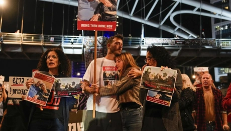 Διαμαρτυρία για τους ομήρους στο Ισραήλ