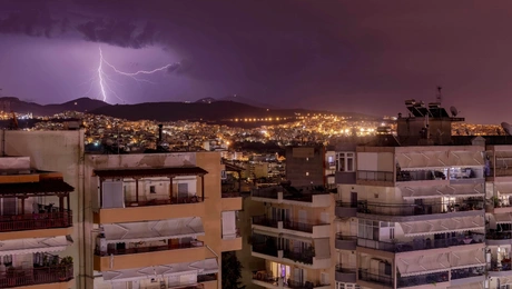 Καταιγίδα στην Αθήνα
