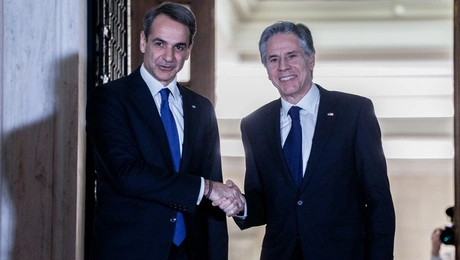 Ο Κυριάκος Μητσοτάκης και ο Άντονι Μπλίνκεν