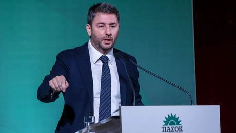 Ο πρόεδρος του ΠΑΣΟΚ-Κινήματος Αλλαγής, Νίκος Ανδρουλάκης
