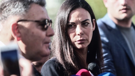 Η Εύη Βατίδου, αφότου αφέθηκε ελεύθερη