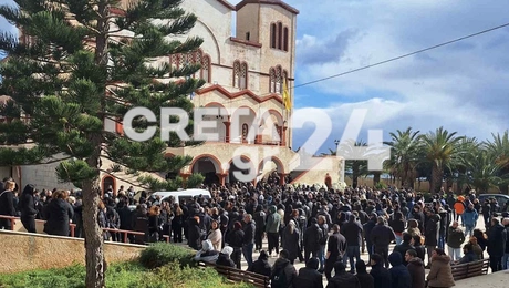 Κηδεία 17χρονου στην Ιεράπετρα