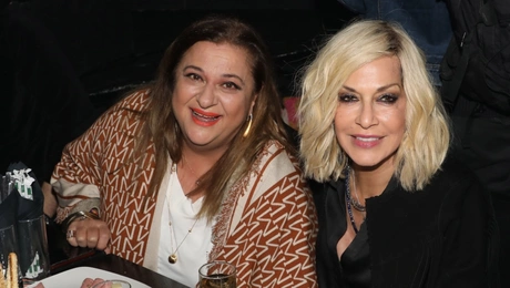 Η Ελισάβετ Κωνσταντινίδου και η Άννα Βίσση