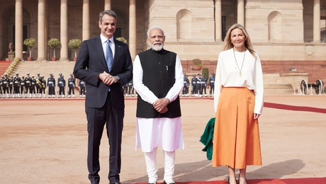 mitsotakis india