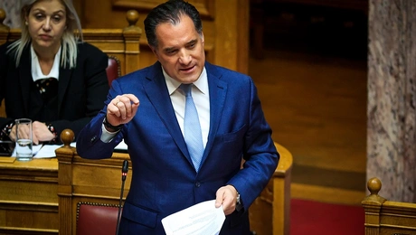 Ο Άδωνις Γεωργιάδης στη Βουλή