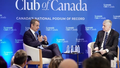 Ο Κυριάκος Μητσοτάκης στο Economic Club Canada