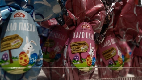 Πασχαλινά αυγά σε κατάστημα παιχνιδιών