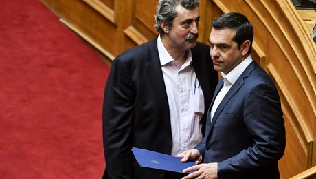 Οι Παύλος Πολάκης και ο Αλέξης Τσίπρας